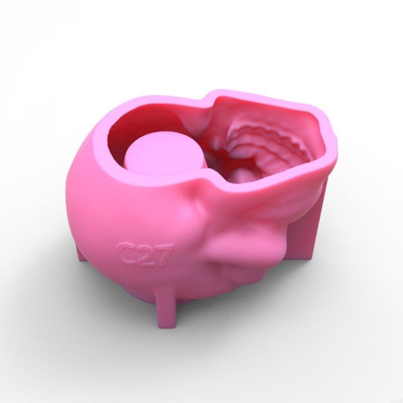 91AF 3D Skull Flowerpot Epoxy  - Potsticker Mold ulasan dan harga