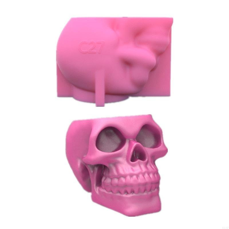 91AF 3D Skull Flowerpot Epoxy  - Potsticker Mold ulasan dan harga