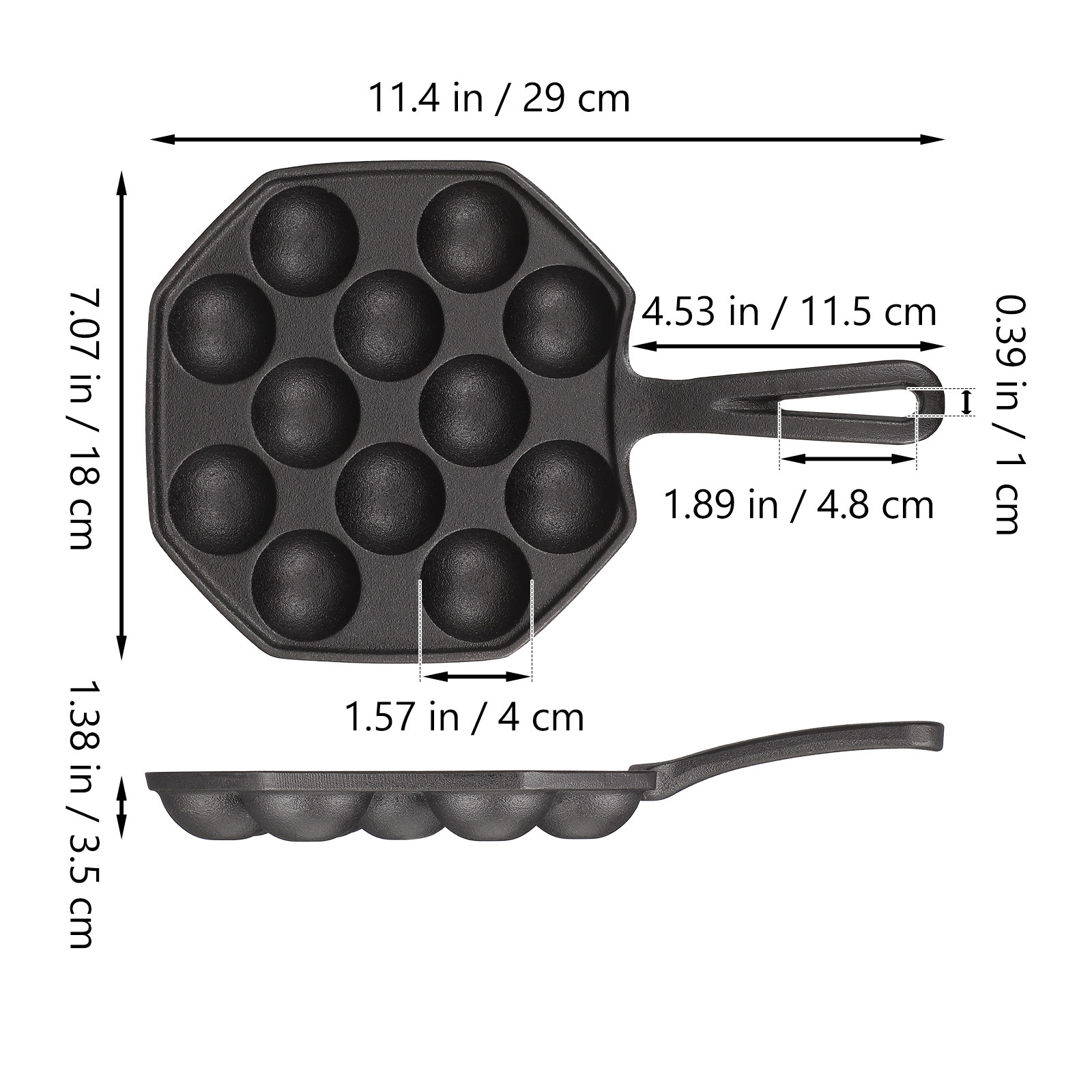 Takoyaki Pan Cast Iron 12 Mold - Takoyaki Grill Plate ulasan dan harga