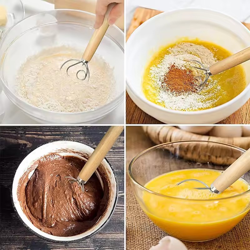 Large Hand Danish Dough Whisk  - Danish Pancake Pan ulasan dan harga