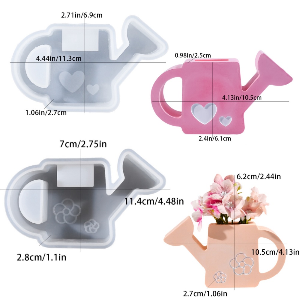 2PCS Gypsum Watering Pot Silic - Potsticker Mold ulasan dan harga