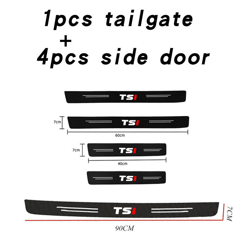 Car Door Sill Plate Protector  - Crepe Pan Carbon ulasan dan harga